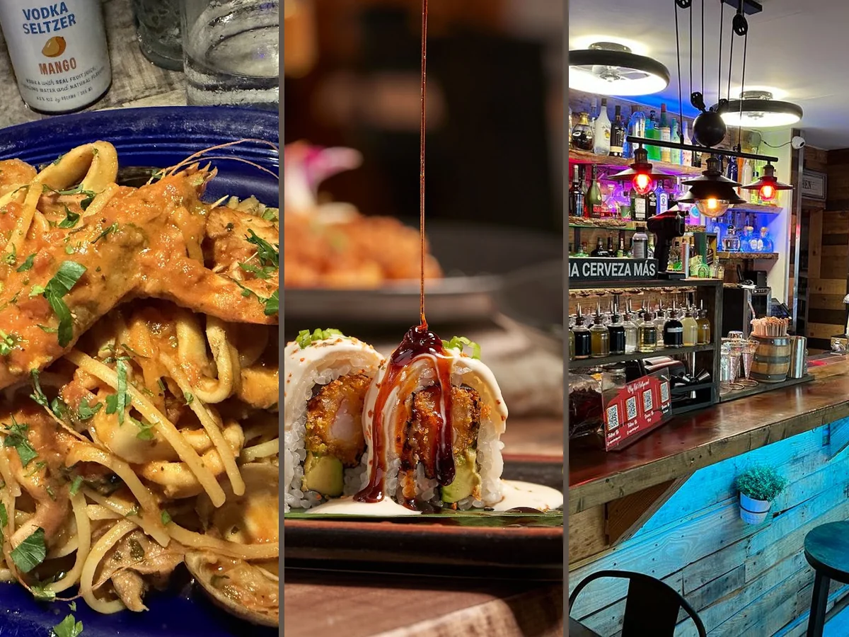 Evening dining with cocktails and live music.