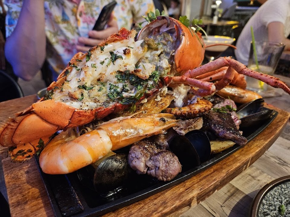 Grilled Seafood and Steak